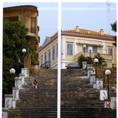 Οι μαρμάρινες σκάλες της οδού Πατρέως